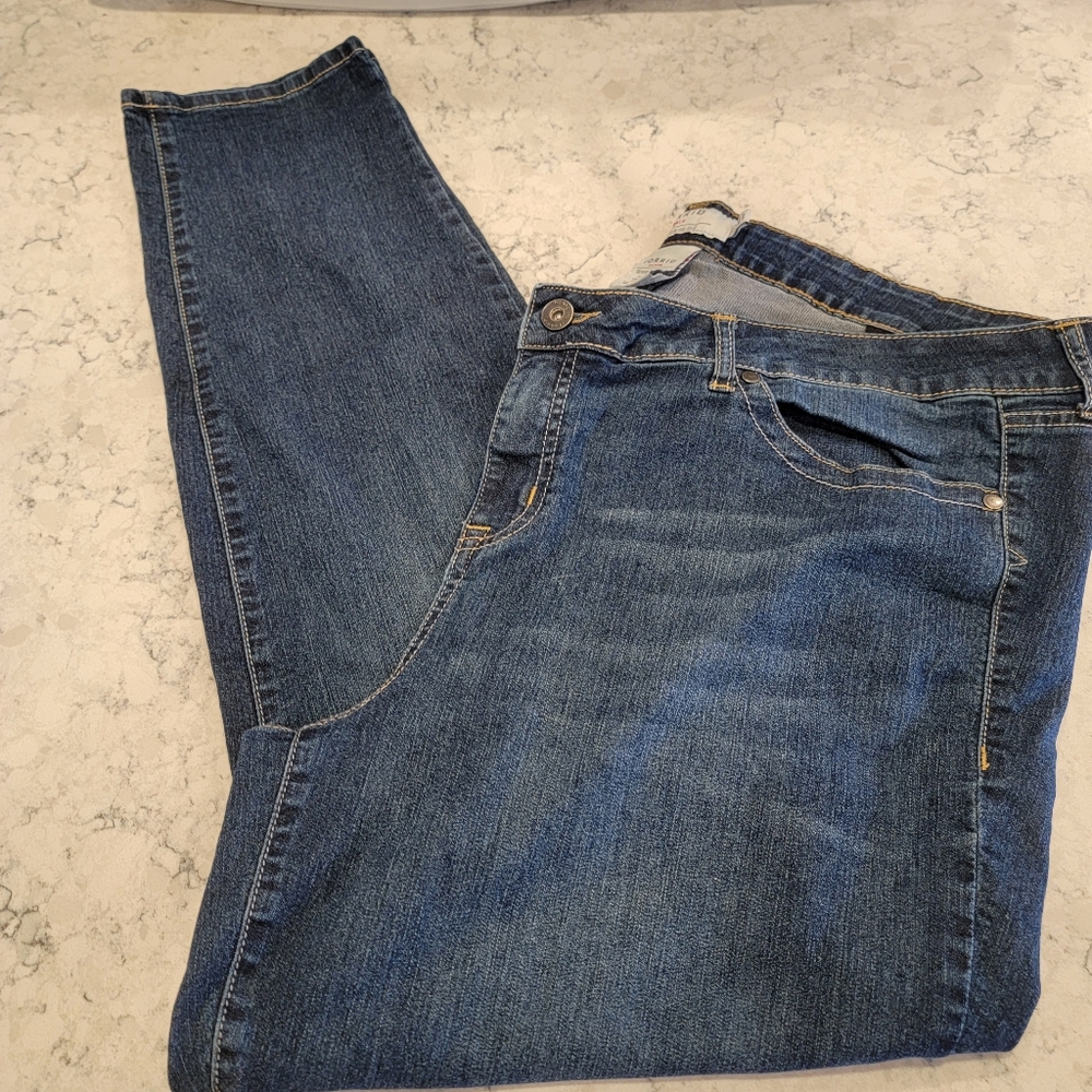 Torrid Denim Skinny Jeans Size 24 R Dark Wash